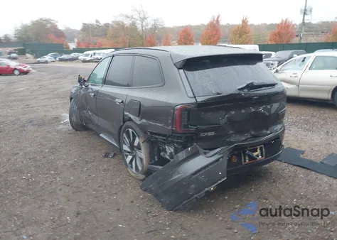 2025 Volvo Ex90 Twin Motor Ultra z USA, uszkodzony, nr VIN 7JDEV3VL8SG017142